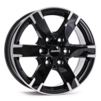 ALUTEC Alutec Titan diamond-black frontpolished 7x16 6x114.3 ET45 CB66,1 60° 900 kg