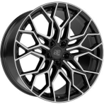 Msw MSW 51 Gloss Black Full Polished 9,5x22 5x120 ET42 CB72,6 60° 1020 kg