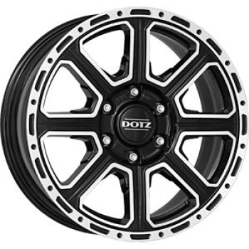 Dotz Kalahari dark Black/polished 8x17 5x127 ET30 CB71,6 60° 1150 kg